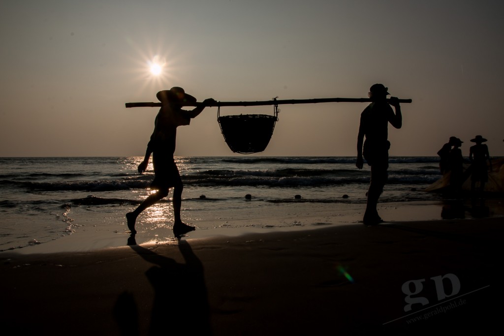 Am Strand von Ngwe Saung